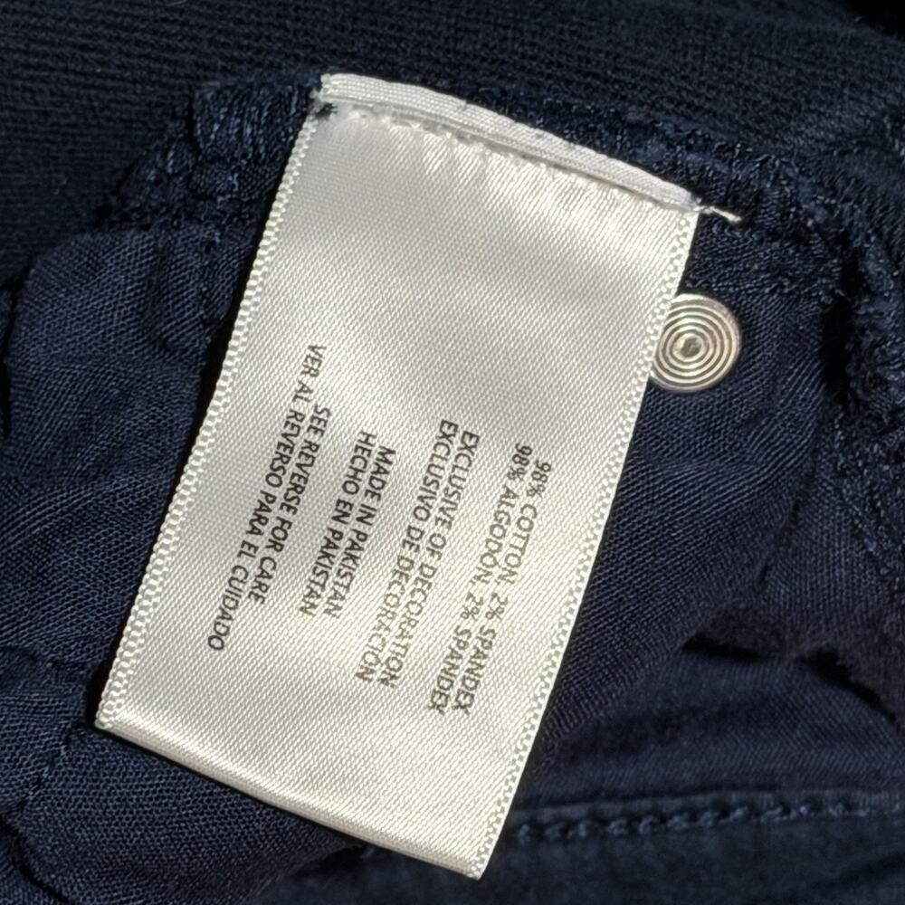 Banana Republic 38x29 Mens Navy Blue Stretch Jeans Style Pants Slim Straight - Picture 10 of 11